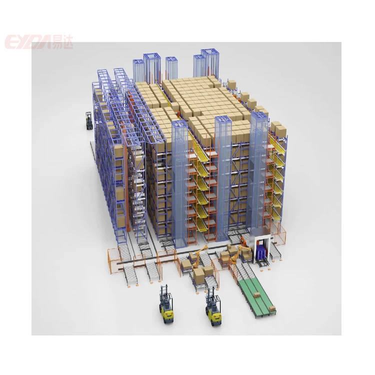 Стеллаж высокой плотности для склада, автоматическая система склада
