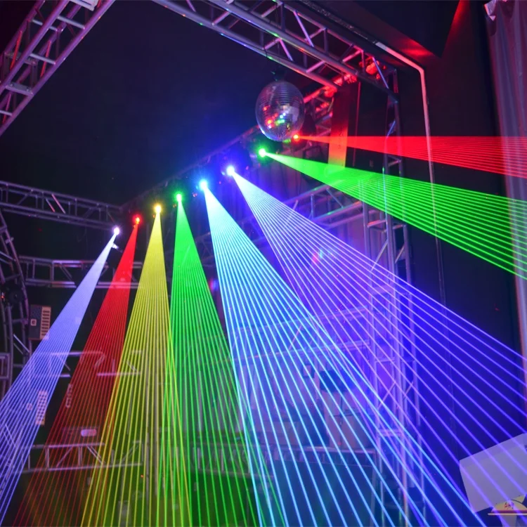 4 watt rgb laser sharpy head moving laser 2w beam laser stage dj disco light for wedding event
