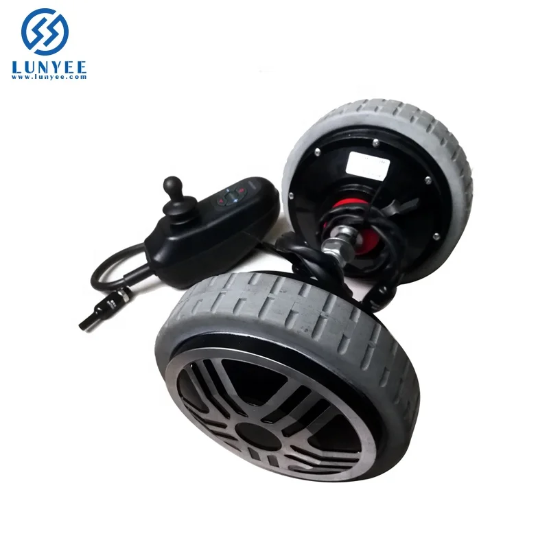 24v 8' 8inch Electric Wheelchair Hub Motor Conversion Kit with Joystick Controller