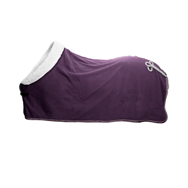 New Arrival Equestrian Manufacturer Horse Equipment Customized Horse Saddle Pad Matching Sets Fleece Stable Horse Rug