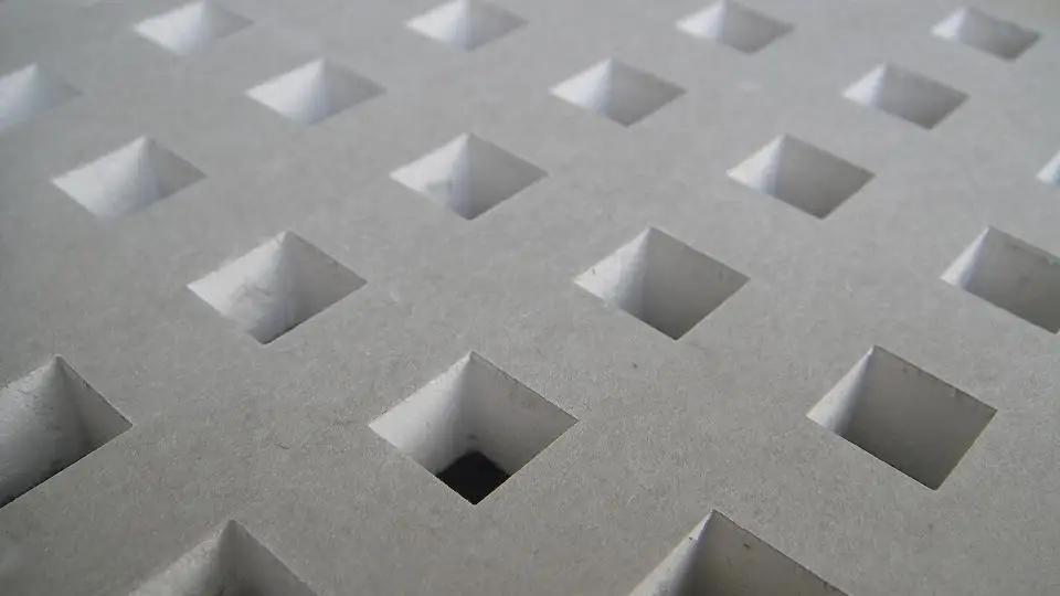 Perforated Glass Fiber Reinforced Paper Gypsum Board