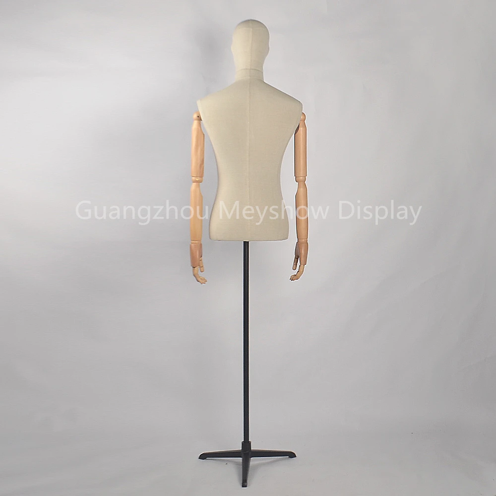Clothes Store Mannequins Male Half-body Dummy Garment Dress Window Display
