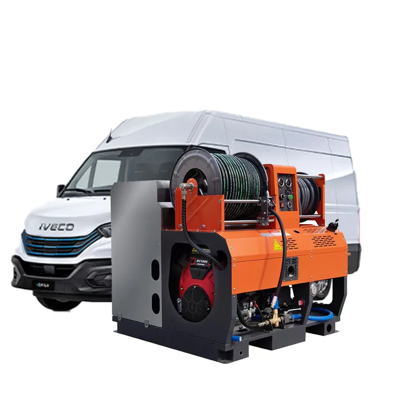 AMJET 4350psi 37hp energy saving innovative automated high pressure cleaner water jet cleaning machine