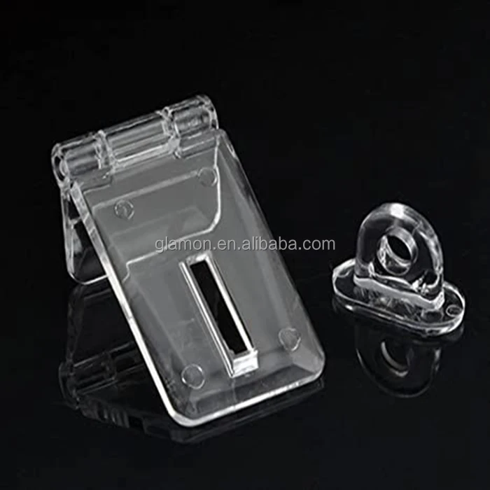 Acrylic Clear Lock Hasp Acrylic Mini Buckle Latch Clear Transparent Hinge Hasps