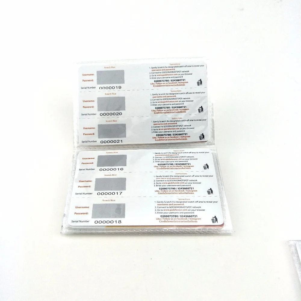 
free sample cheap paper print prepaid calling scratch card 