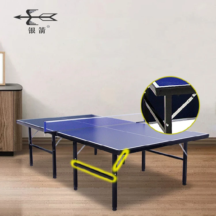 Free Move And Pull Waterproof Durable Foldable Indoor Table Tennis Table Equipment Set
