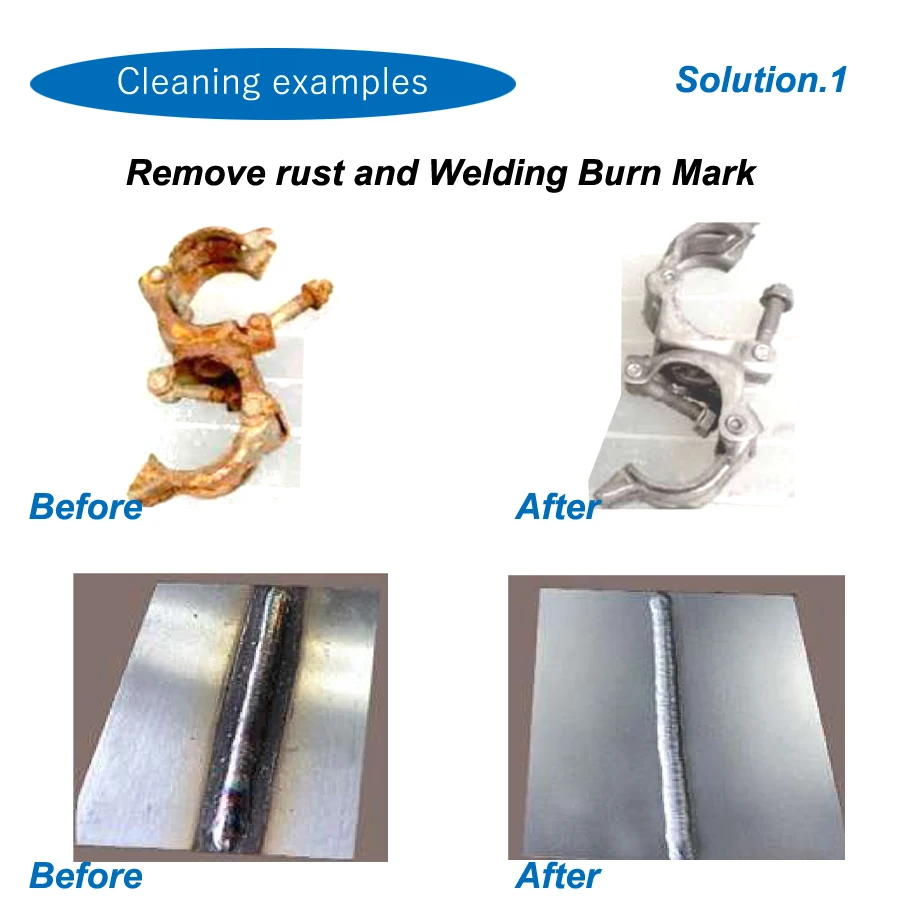Plant-based organic acid solution to remove weld burns mark [E-CLEAN(OBA)]