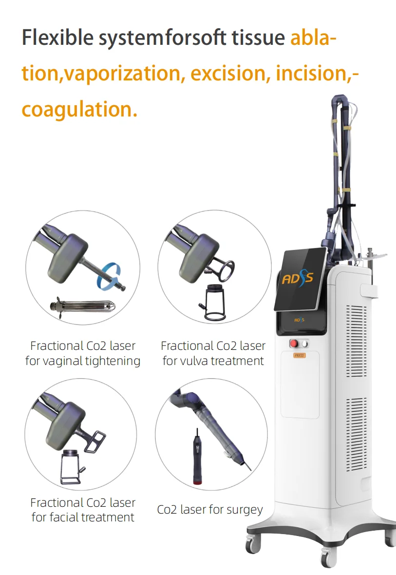 ADSS New Design Co2 Fraccionado / Co2 Fractional Laser Vaginal Tightening Machine