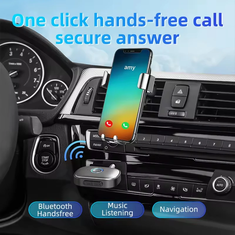 Bluetooth 5 3 передатчик приемник 2 в 1 беспроводной адаптер мм аудио AUX для автомобильной музыки Aux гарнитура