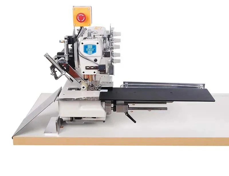 QS-600PL  automatic T-Shirt bottom hemming interlock sewing machine sleeve hemming sewing machine