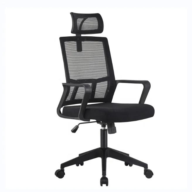 Modern Custom High Quality Soft Backrest Government Discount Furniture Ergonomic Swivel Fabric Nylon Office Chair