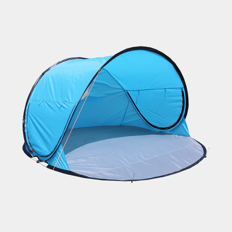 T019 Wholesale 2 second quick open 3-4 person camping picnic sun shade pop up beach tent