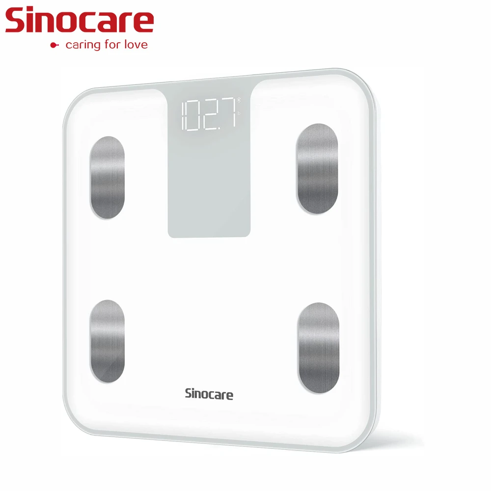 Sinocare APP BMI Analyzer Scale Smart Body Scales Wireless Body Fat Scale