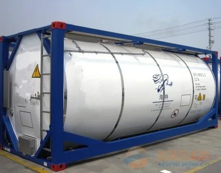 High Quality  Cryogenic ISO Tank Container for LOX LIN LAr LCO2 LNG LN2 with Low Price ASME Standard