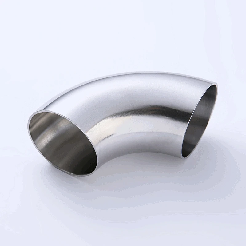 Customized All size Chemical and petroleum industry 304 316L 90/45 Degree Seamless pipe fitting elbow