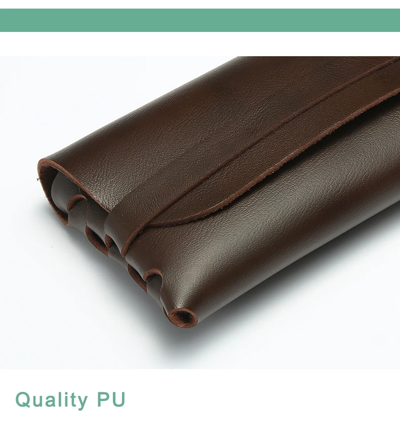 Genuine Leather Card Holder Minimalist Pocket Leather Wallets Vintage Style Coin Purses