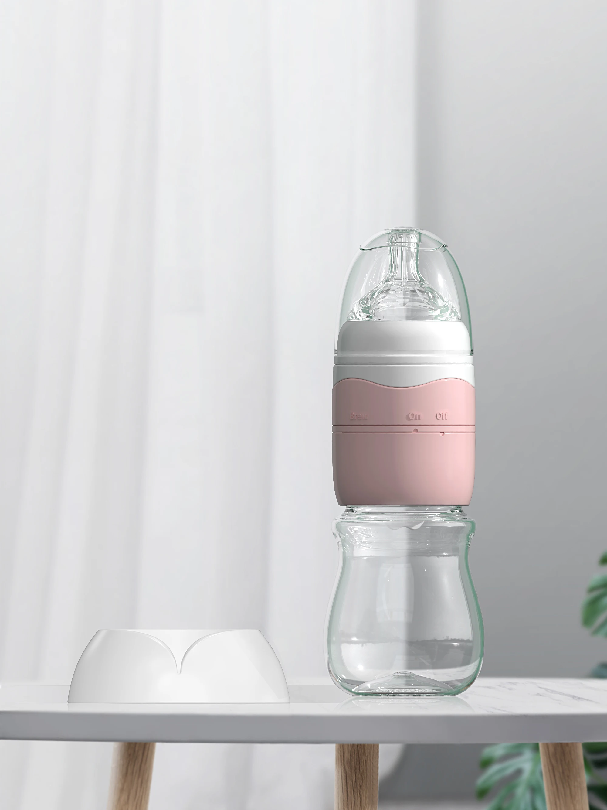 Doopser baby bottle with formula dispenser formula mixing baby bottle