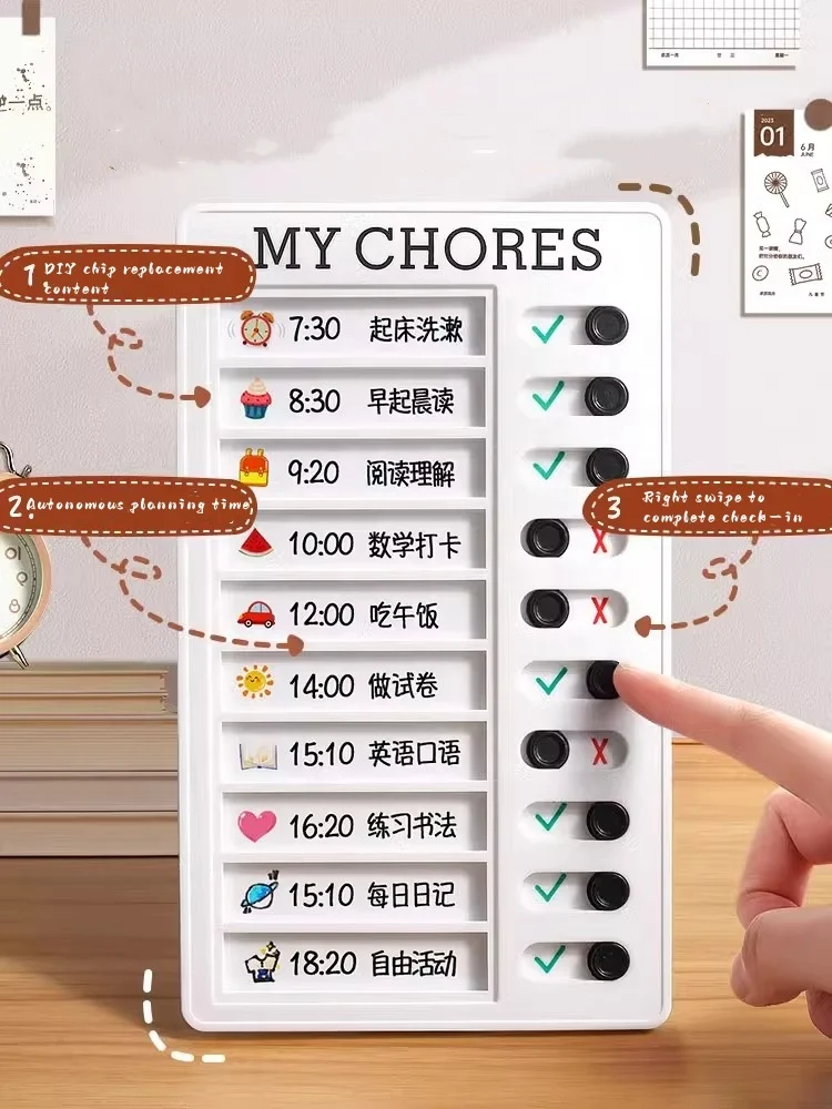 Vision Board Kit With Cards And Planner Checklist To Do List DIY Message Memo Checklist Chore Chart for Adults Planning Boards