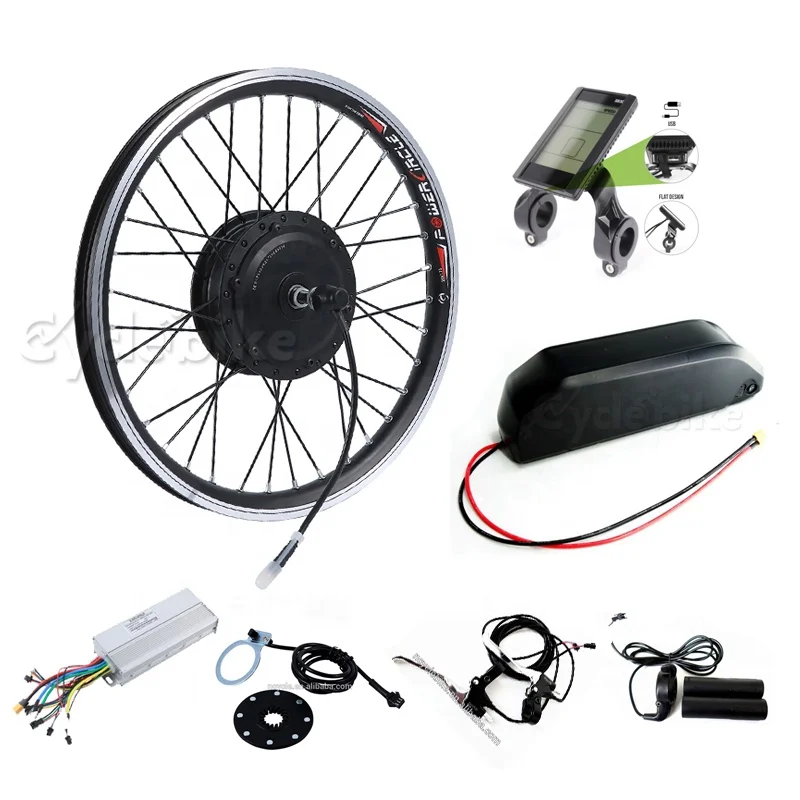 Popular electric bike bicycle kit 48v 1000w hub motor wheel e bike conversion kit with battery Include (optional)