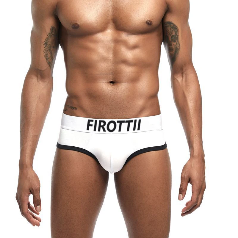 Wholesale Price Pure Cotton Comfortable Breathable Customizable Butt Lifting Men Sexy Brief Briefs For Men