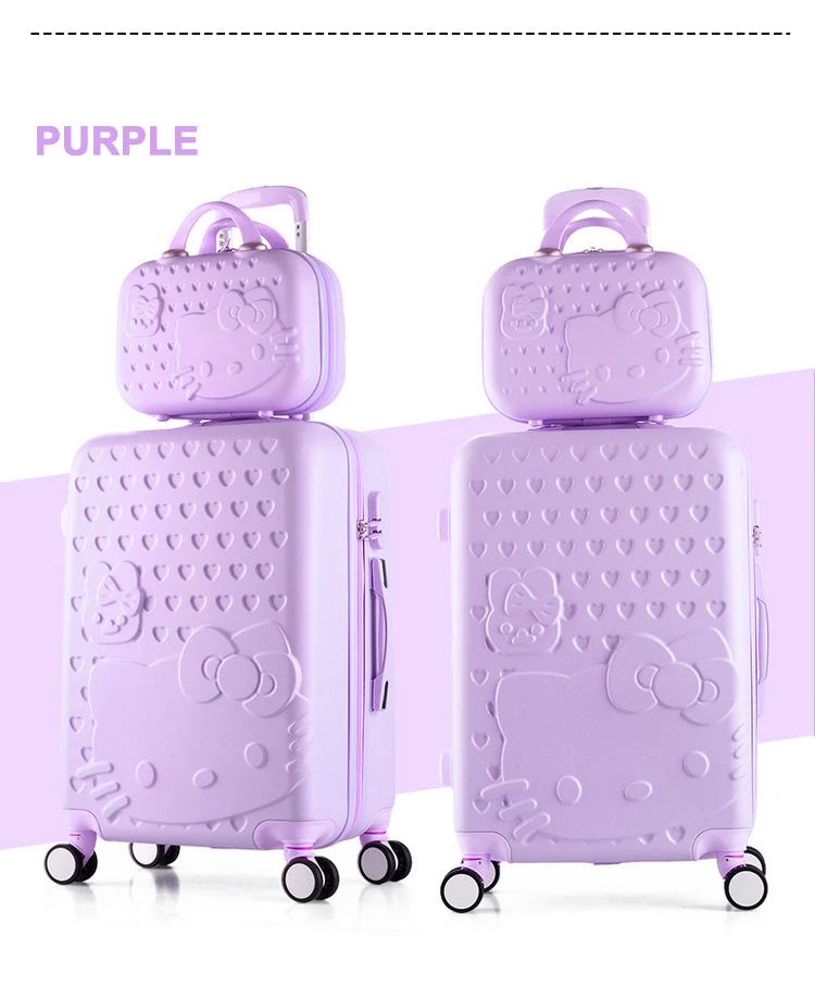 wholesale 28 inch ABS PC pretty trendy travel luggage bags custom kids luggage sets