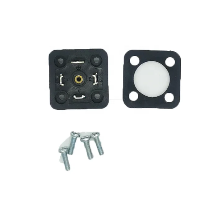 DIN43650A Rectangular connector base,3+PE