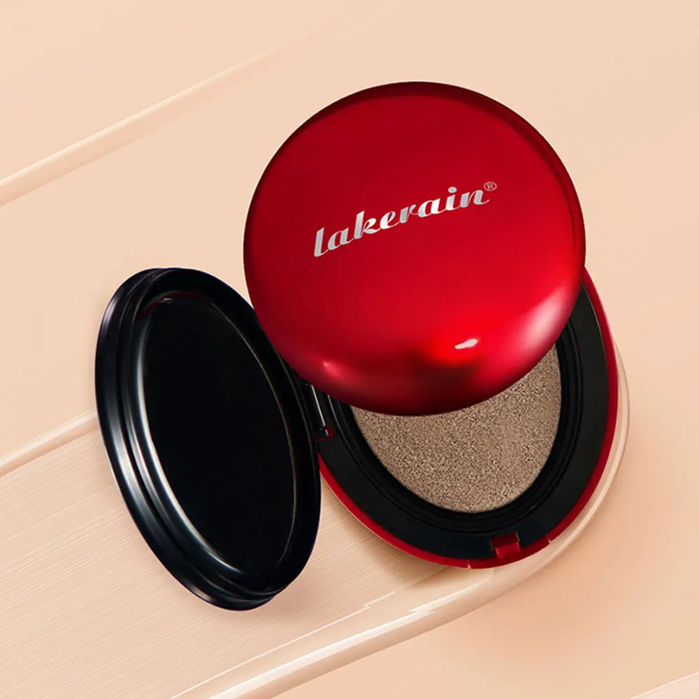 Long Lasting Pressed Powder Palette Korean Oil Control Cream Cushion Foundation With Puff