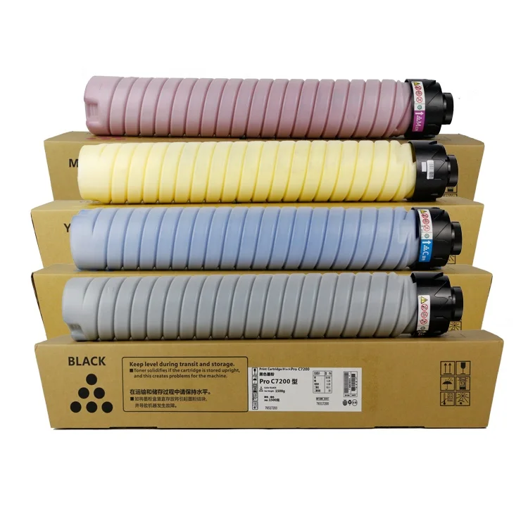 Factory Wholesale Compatible Premium Japan Toner Powder Pro C7200 Toner Cartridge for Ricoh Pro C7200 C7210 Brand New Copier