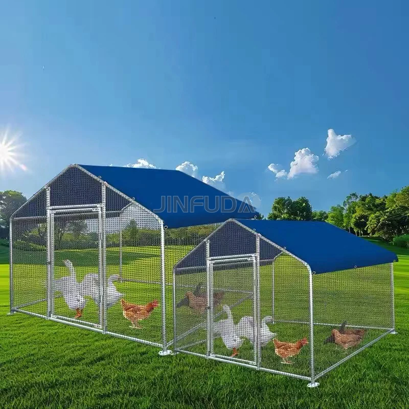 Chicken Run Walk In Pet Cage Chicken Coop For Dog Rabbit Hen Cage Pen