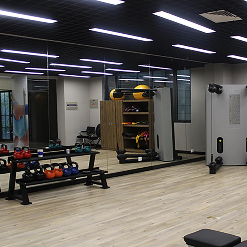 
3mm thick Wood Look Reflective Custom Printed gym yoga Vinyl Pvc Flooring roll 