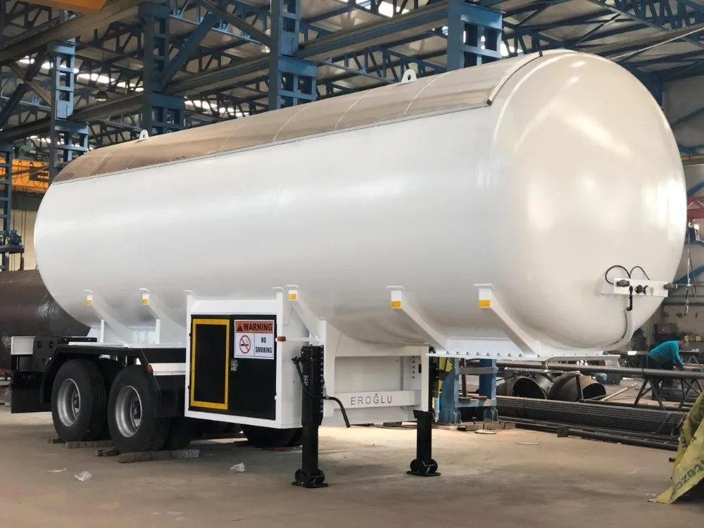 43 cbm Semi Trailer LPG Tanker Storage Tank Pressure Vessel High Pressure Hot Air Customized
