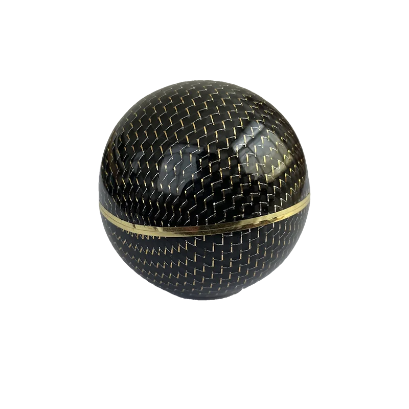 Factory price pure carbon fiber ball shape gear shift knob lever for sale