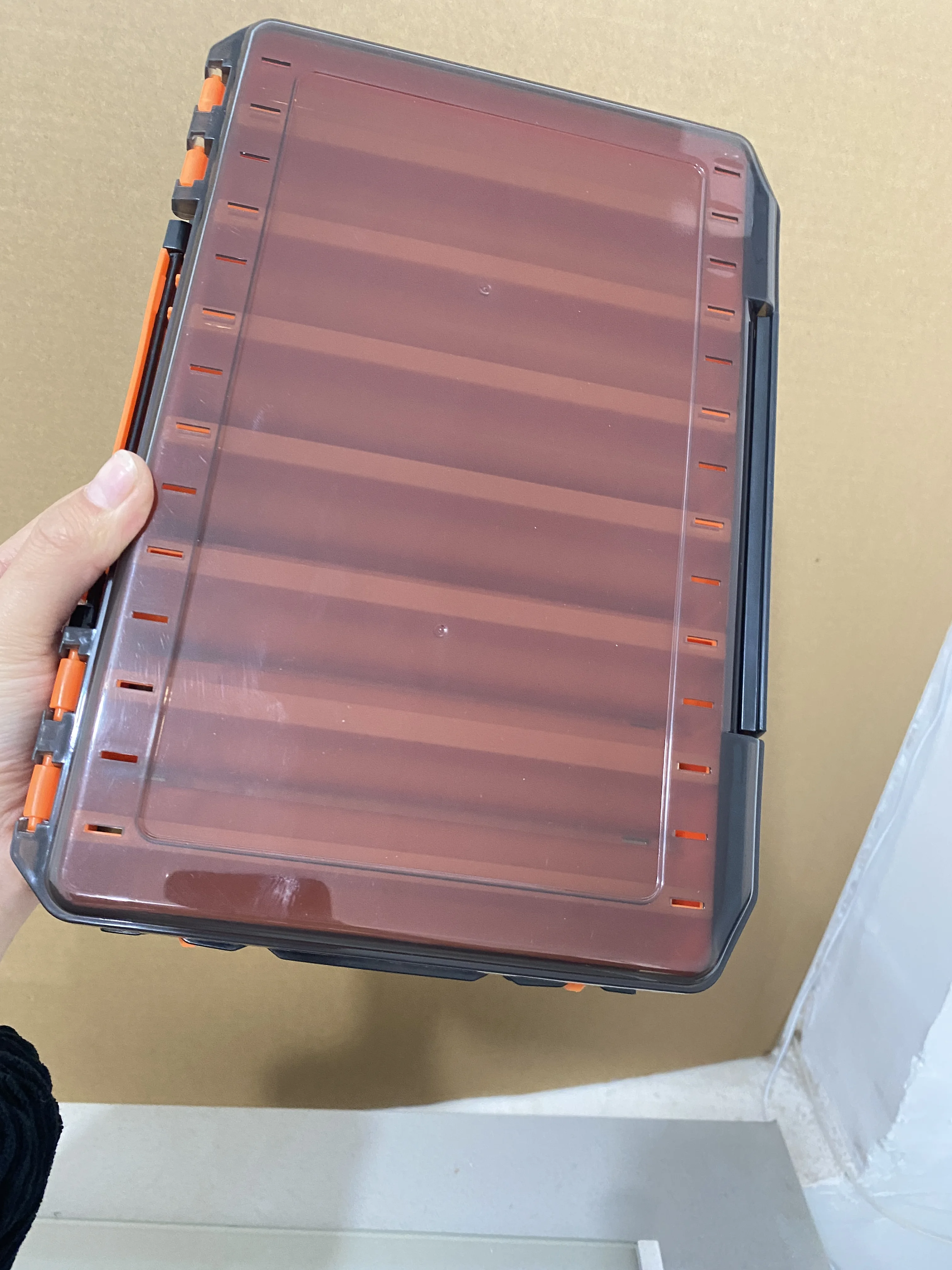 Tackle box Reversible Lure Case High Strength Fishing Tackle Accessory Boxes bait  lure BOX