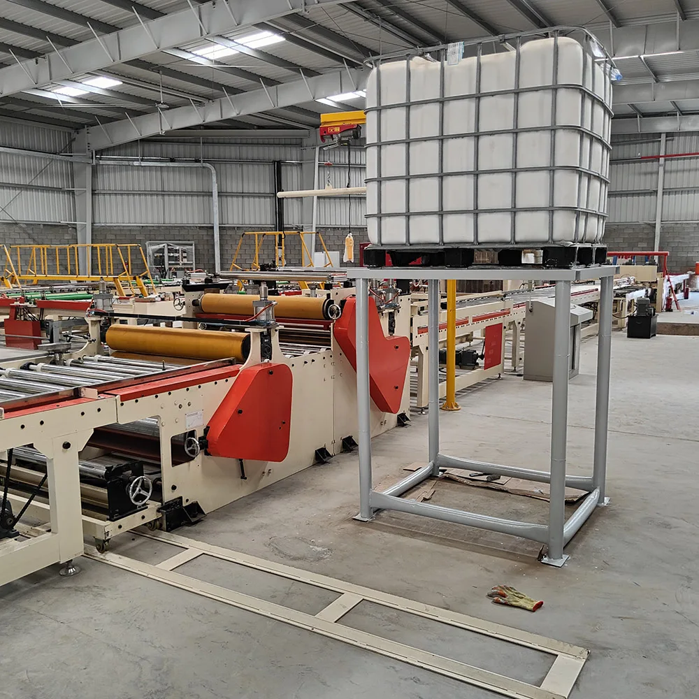 pvc Gypsum drywall false ceiling Board Laminating Machine production line