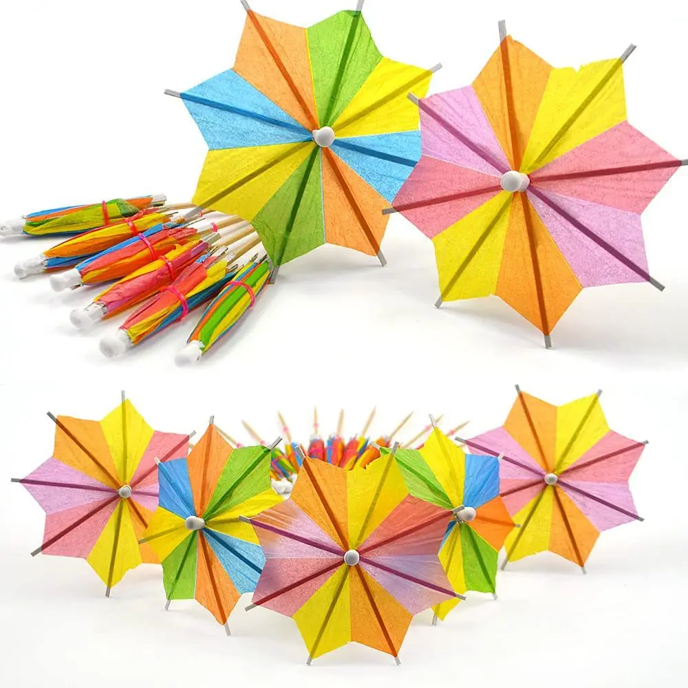 Umbrella cocktail picks cocktail parasol sticks parti mini paper drinks umbrella stick