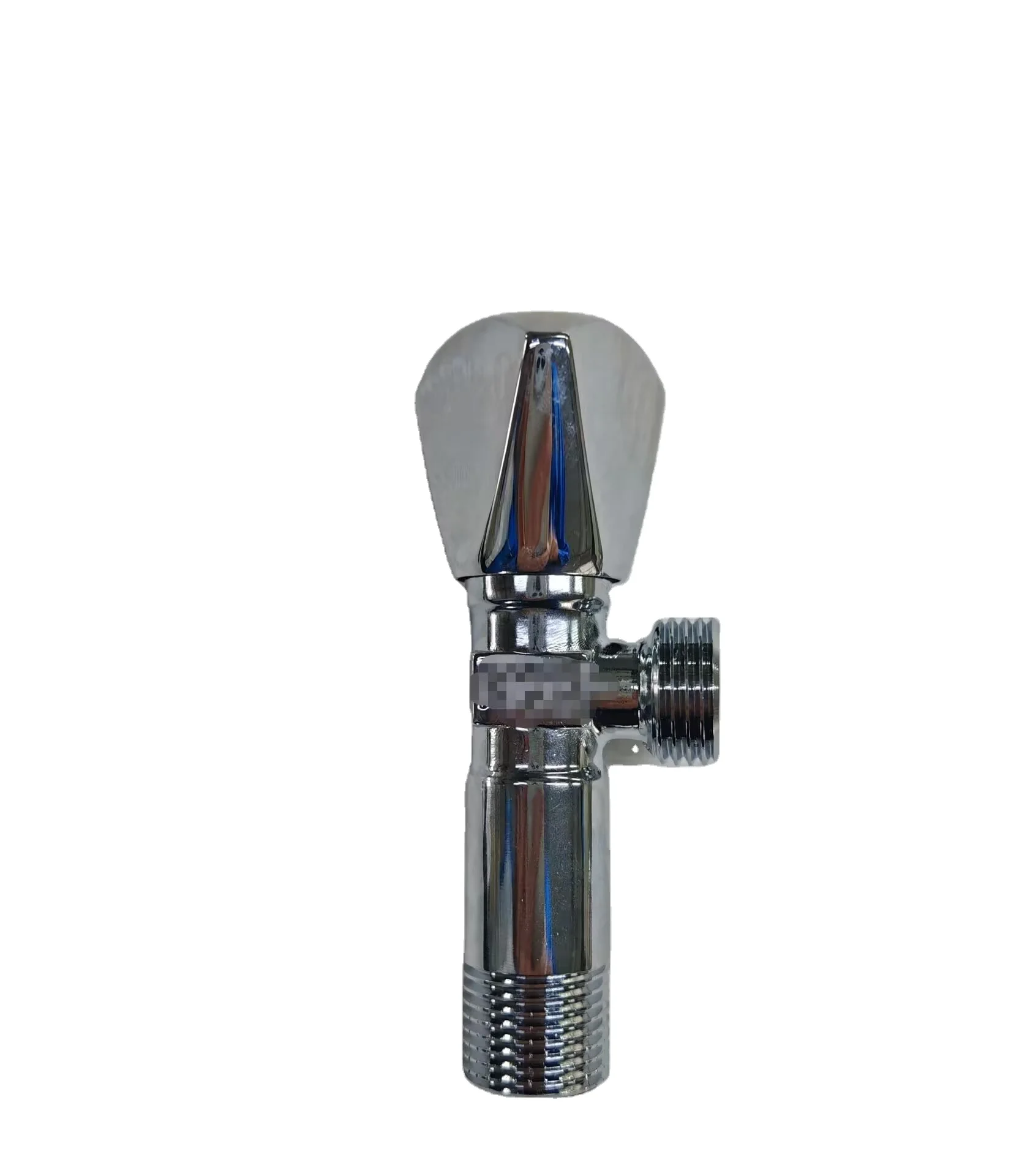 1/2 Inch Slow Open Chrome Plated Brass Angle Valve With Zinc Handwheel  210g