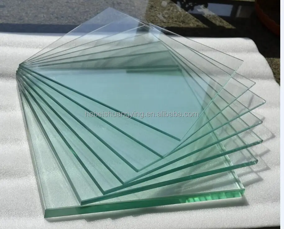 Factory direct sale clear float glass high quality clear safety toughened building glass