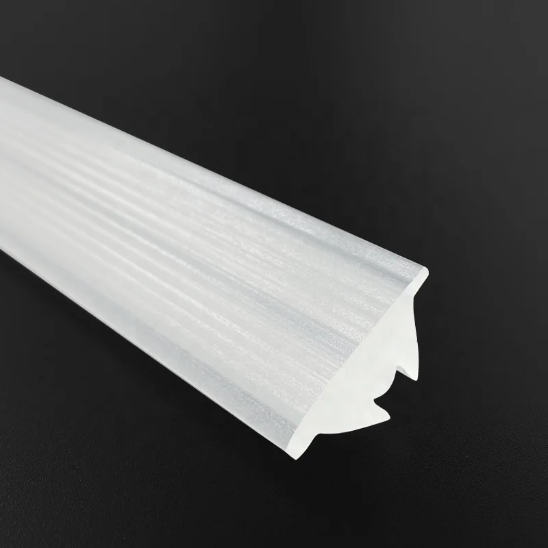 60 Degree Beam Angle 20Mm Width Double Row Pcb Board Lamp Extruded Clear Pmma Led Light Linear Lens//