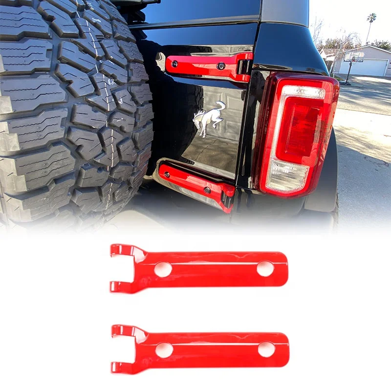 NEW Car Accessories ABS Tailgate Hinge Trim Fit for Bronco 2021 2/4door