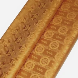 Sewing Fabric 2023 Guinea Brocade VIP Diamond Fabric Cotton Bazin Riche for Wedding Dress Feitex