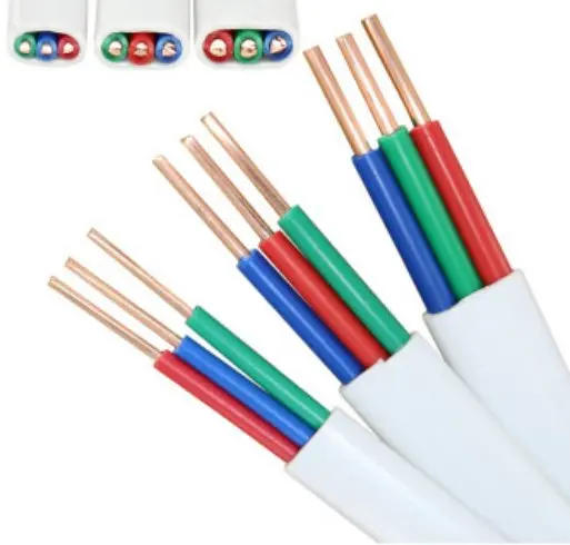 Flat TPS BVVB copper cable