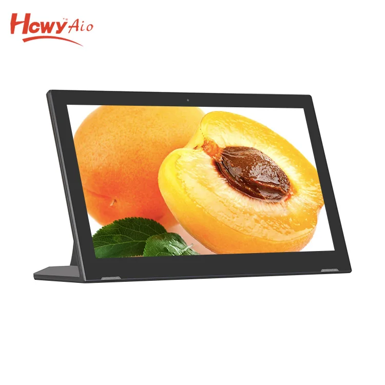 L Type Frame 15.6 inch Android Advertising Player Wifi USB Ethernet Tabletop Touch Screen Display