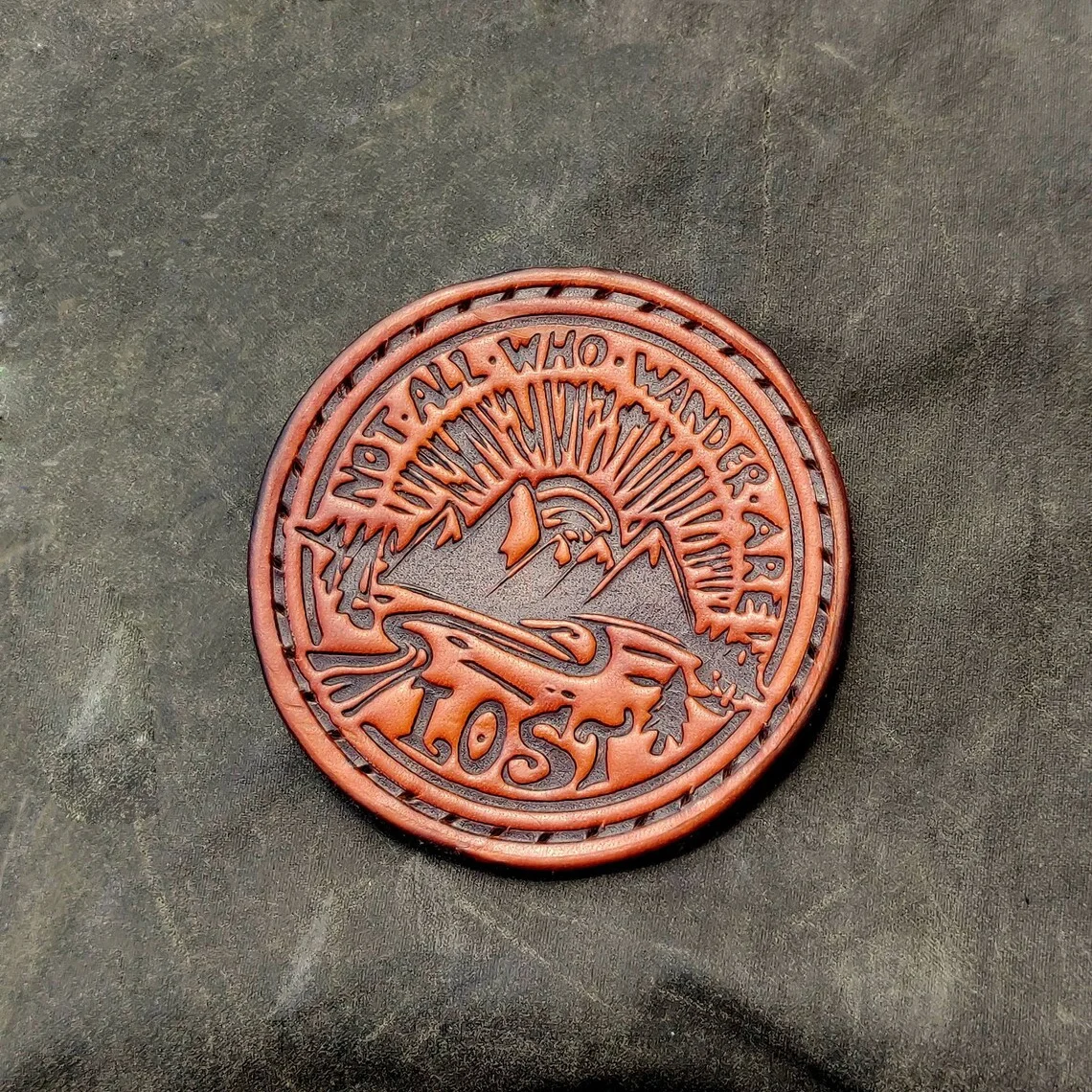 Old School Premium Quality Sublimation Hat Self Adhesive Engraveable Faux Leather State Patch Leather For Jeans Bag With Logo