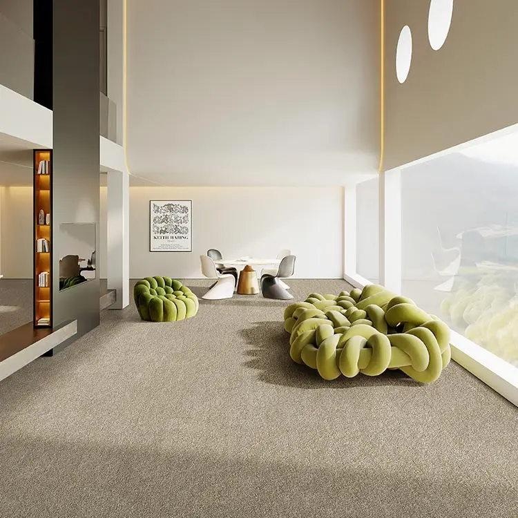 Современный ковер от стены до Домашние коврики для гостиной и столовой без BPA бежевый