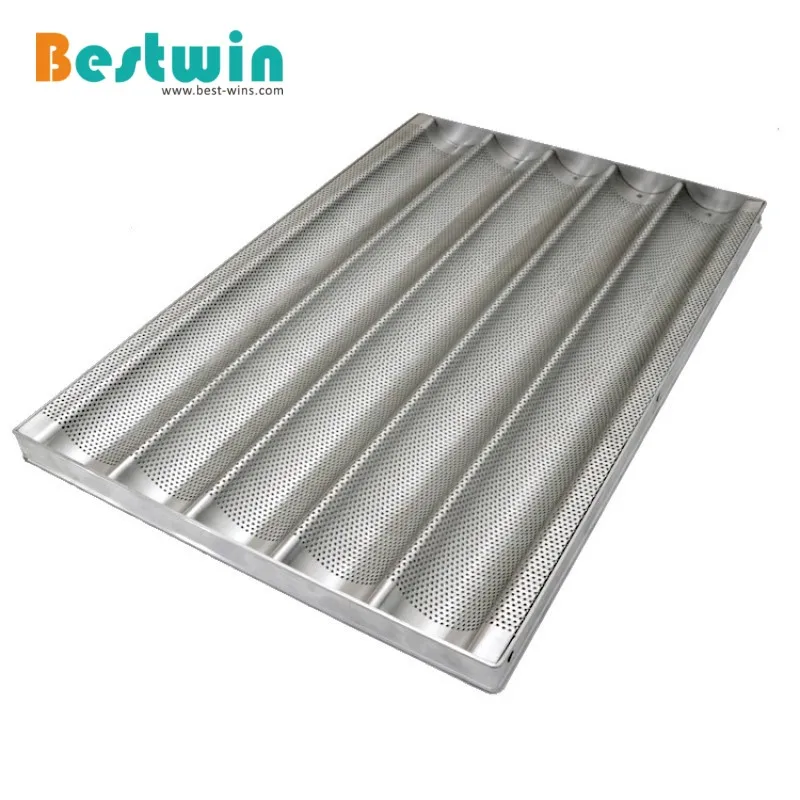 Professional Aluminum Baking Pans 0.8 / 1.0 / 1.2Mm Thickness Cake Pans Bread Baking Tray