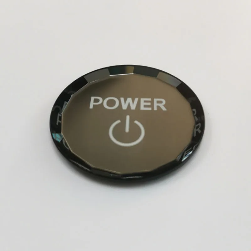 electronic gear handball car manual shift lever cover glass gear shift knob crystal glass