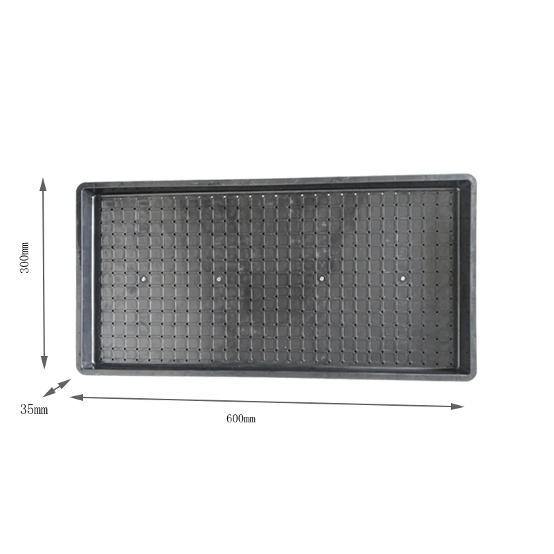 High quality nursery seed tray 60*30*3.5cm factory direct sale food grade plastic seed plant germination tray hot sale