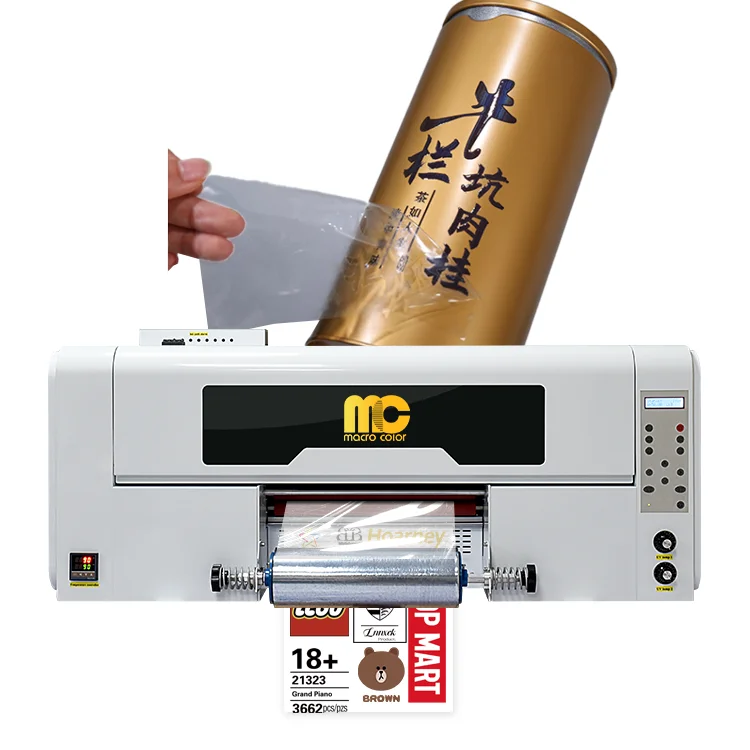30cm A3 UV DTF Printer Pen Wraps Uv Dtf Digital Roll To Roll Label Printer Small Sticker Printer Printing Machine