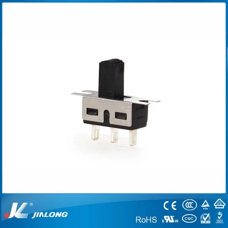 SS-12E07 Production Customized SPDT Mini Slide Switch 3 pins Single Pole waterproof subminiature toggle switch