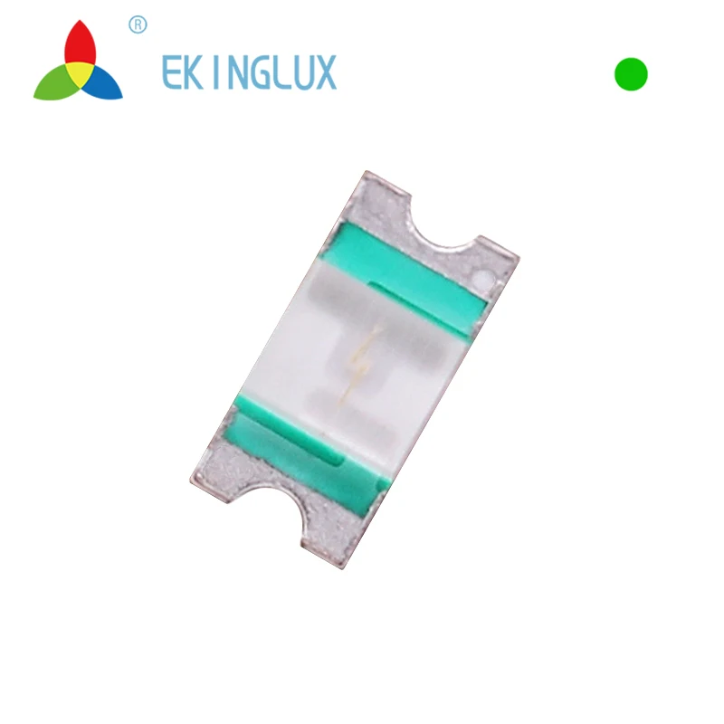 Ekinglux led manufacturer high quality reverse mount 1206 green light emitting diode pcb chip led